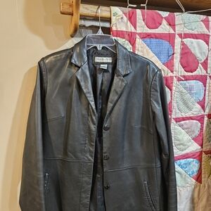 Dark Leather Jacket for Women By Preston &York